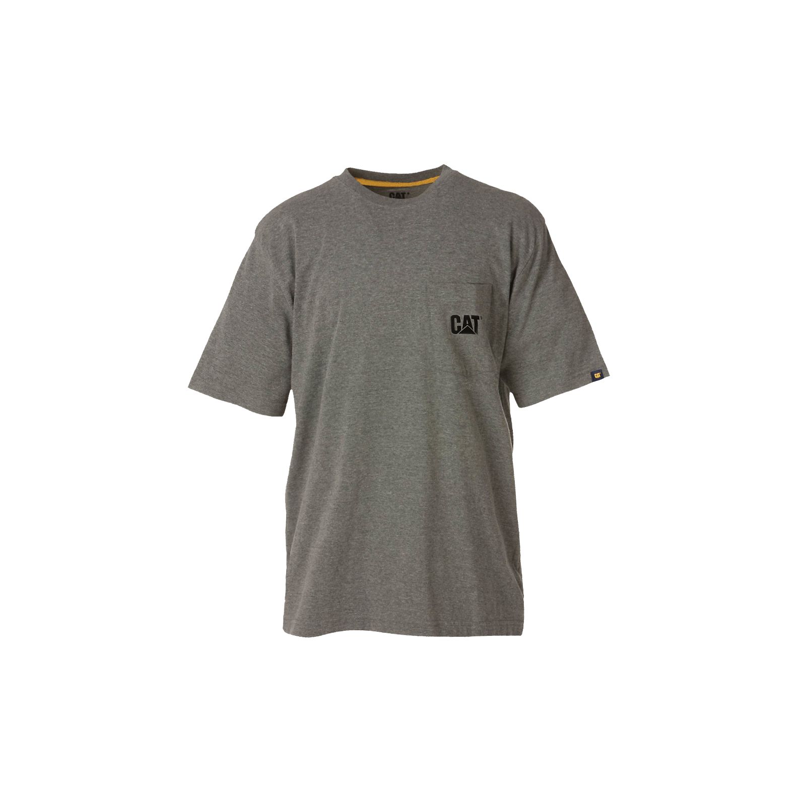 Men's Caterpillar Trademark Pocket T-Shirts Dark Grey Ireland HAVG53941